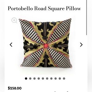 1 Mackenzie Childs Portobello Road Square Pillow